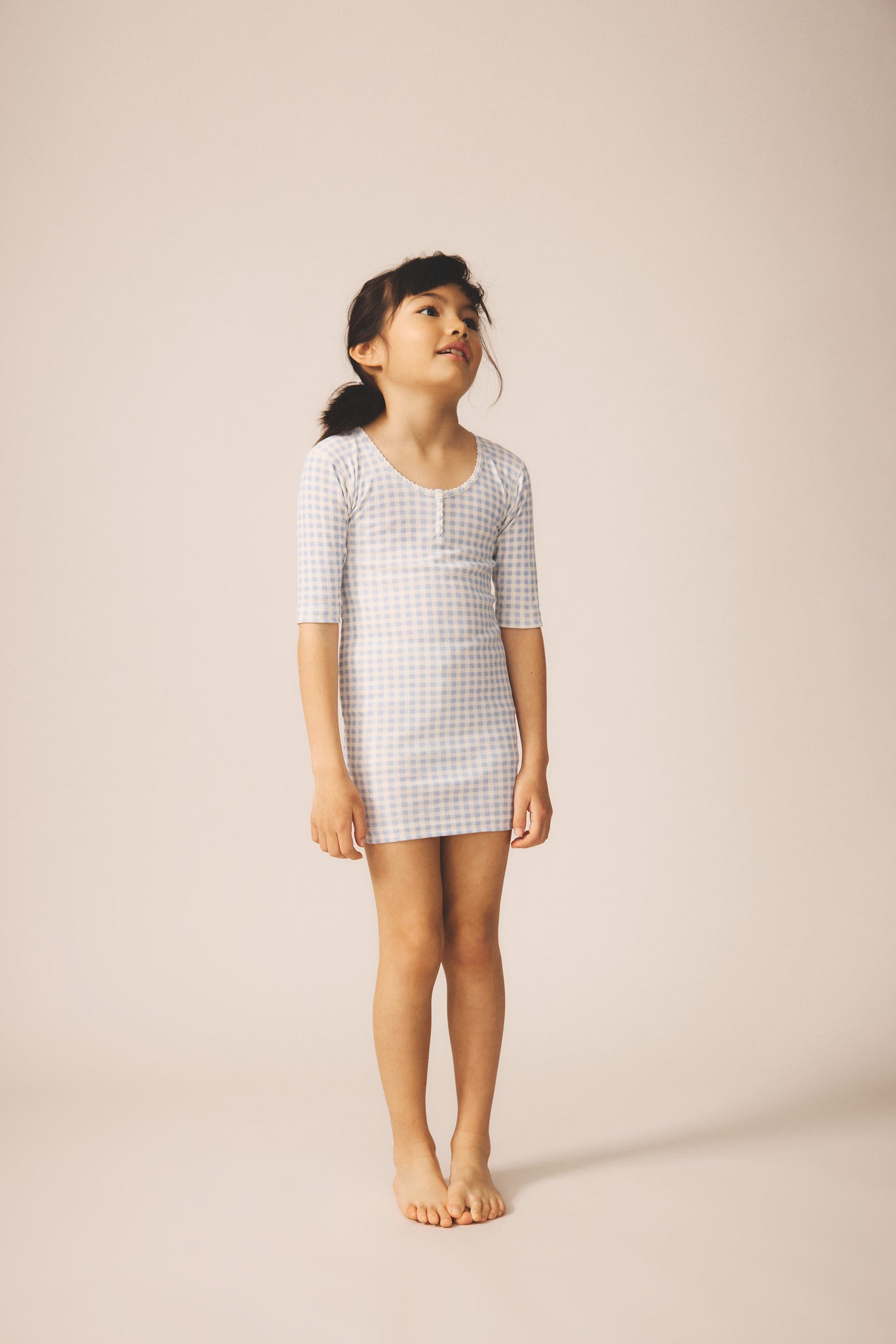 Gingham Print, Sky