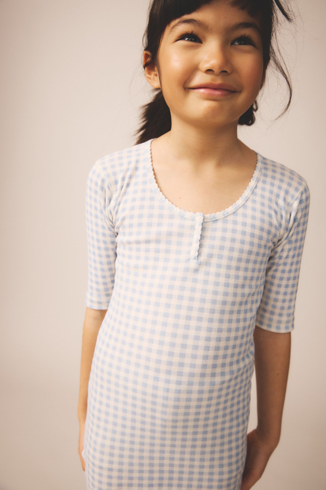 Gingham Print, Sky