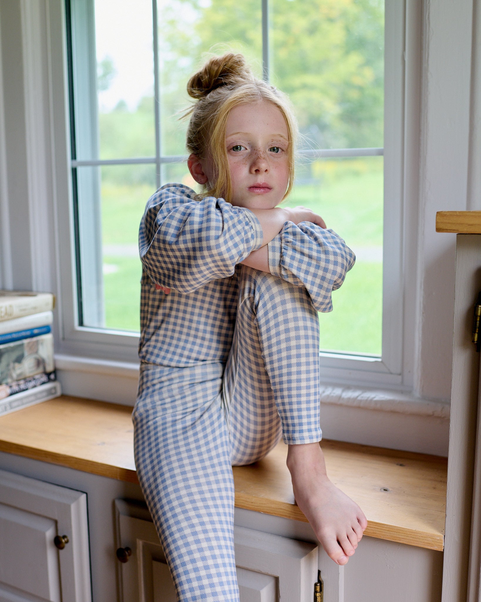 Gingham Print, Powder
