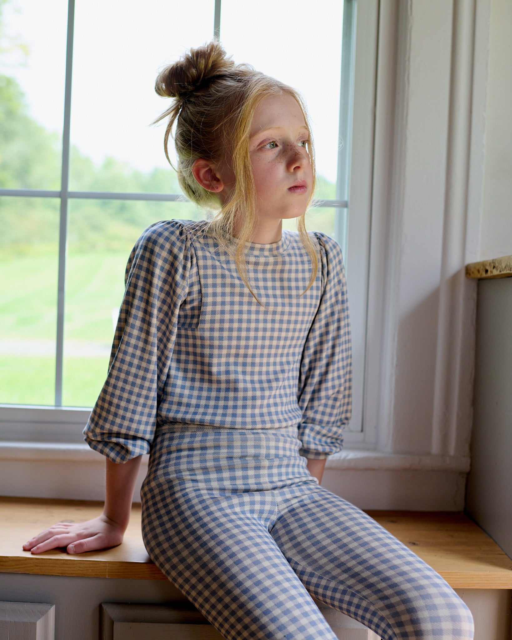 Gingham Print, Powder