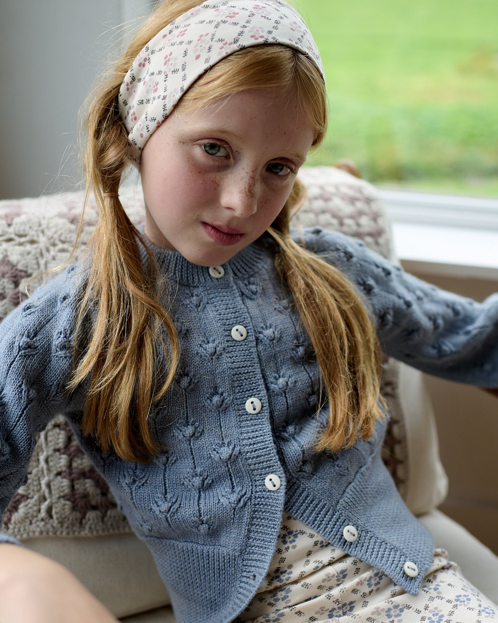 Gingham Print, Ladybird / Trellis Print, Ladybird