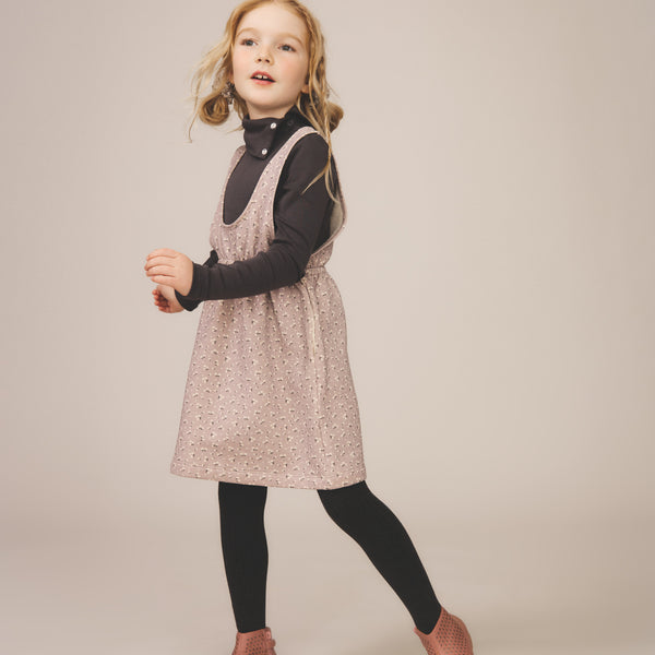Play Pinafore, Calico Print, Pigeon