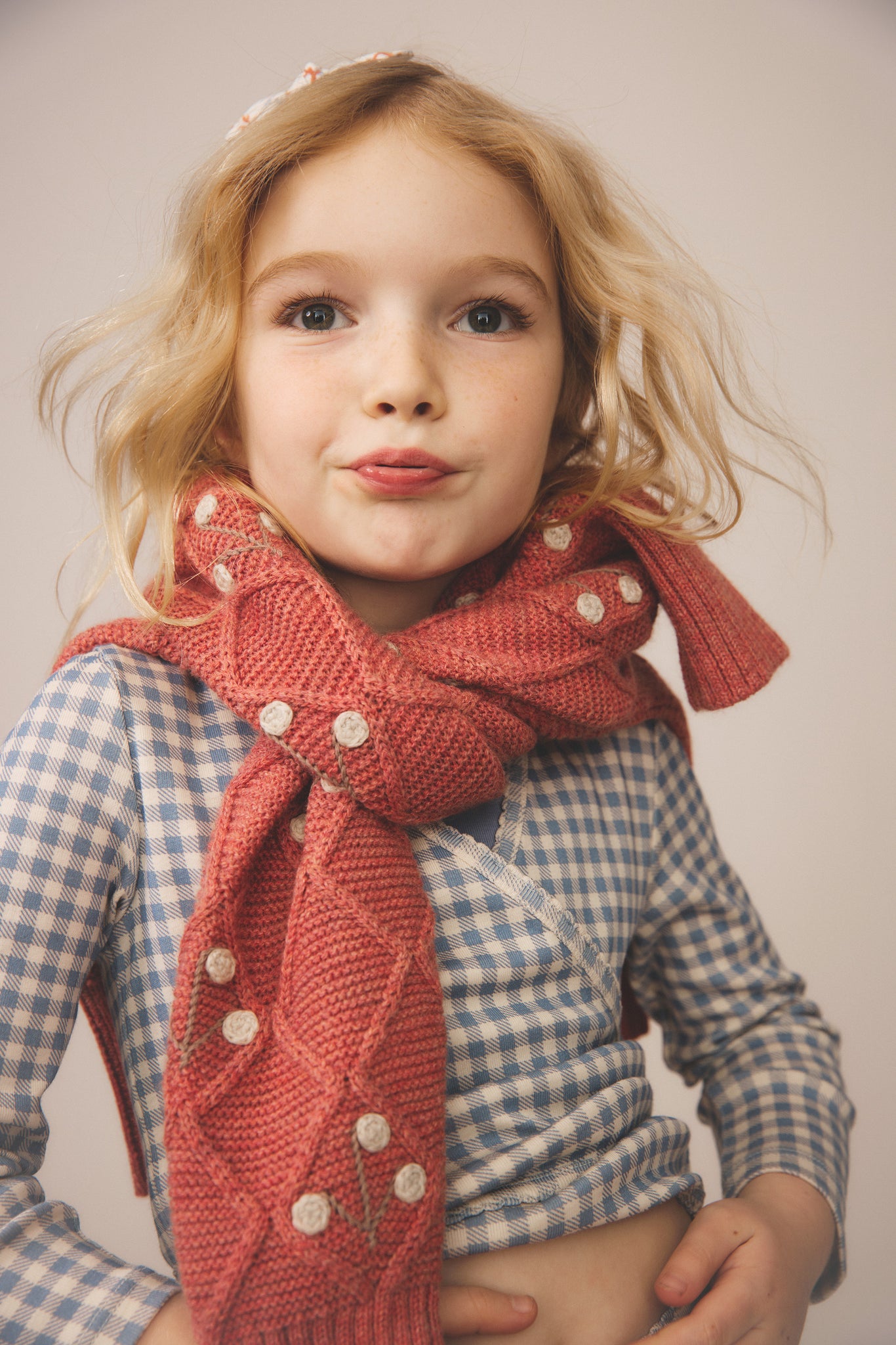Gingham Print, Powder