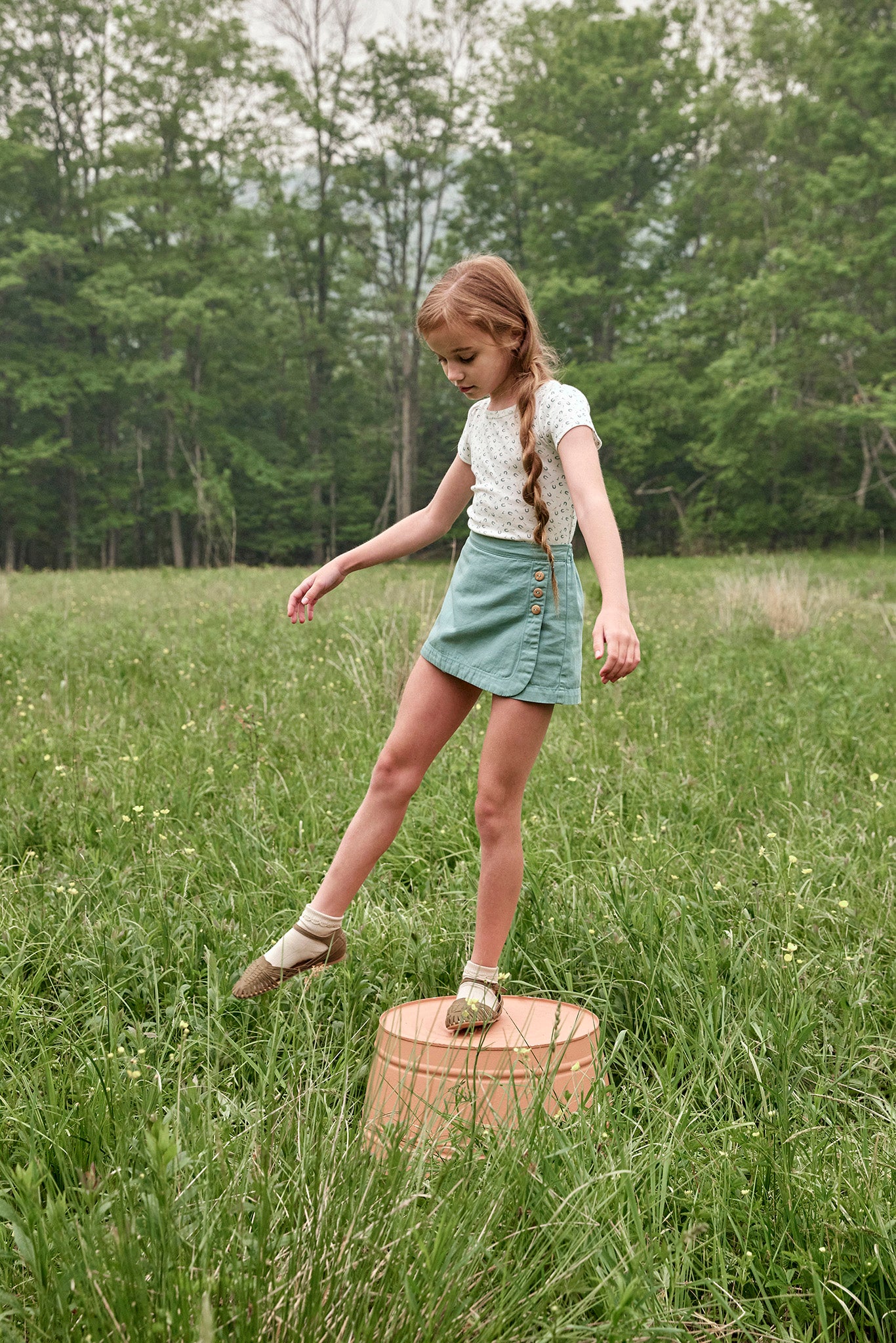 soor ploom☆Olive Skort☆3y - ボトムス