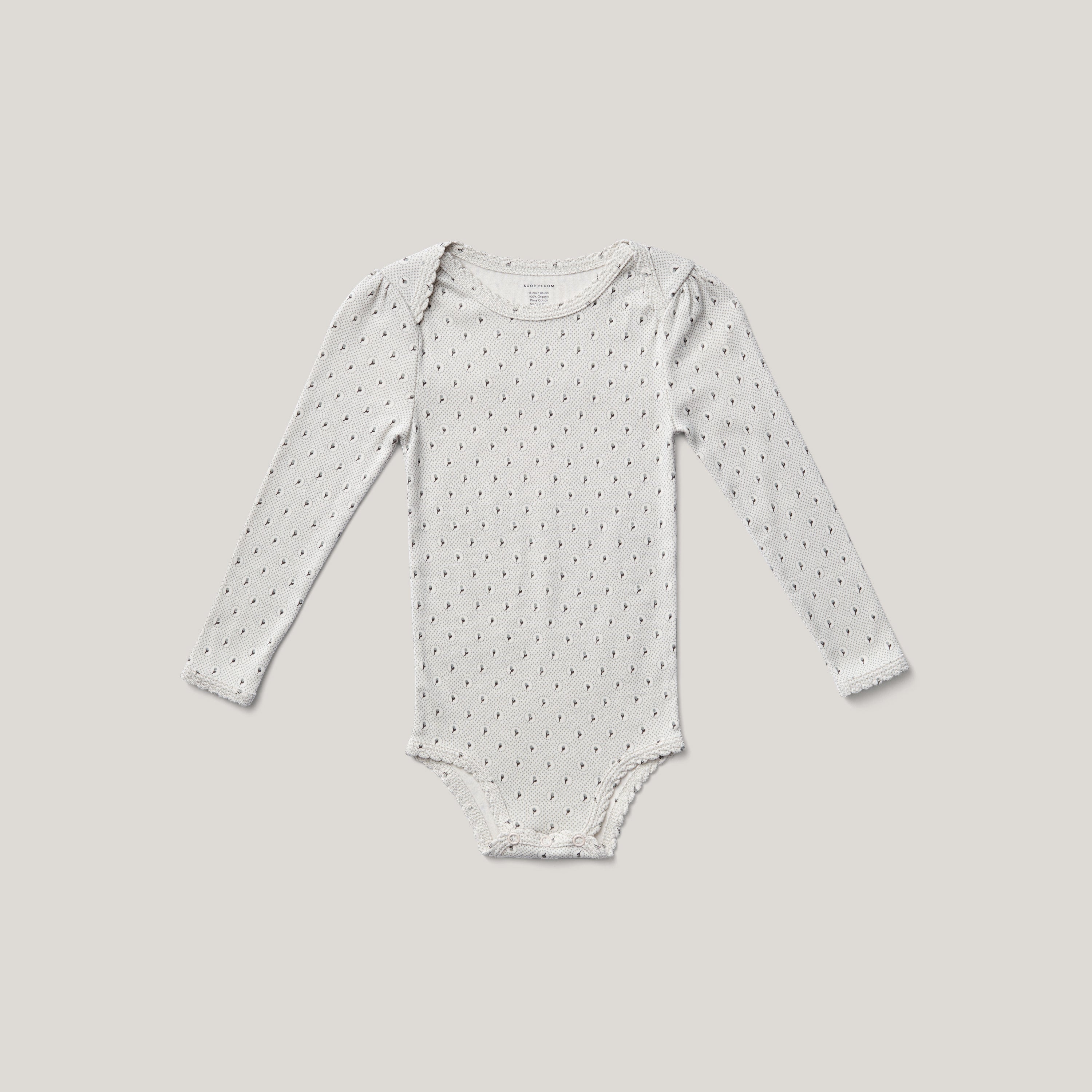 Pouf Onesie, Circle Dot Print, Moonstone – Soor Ploom