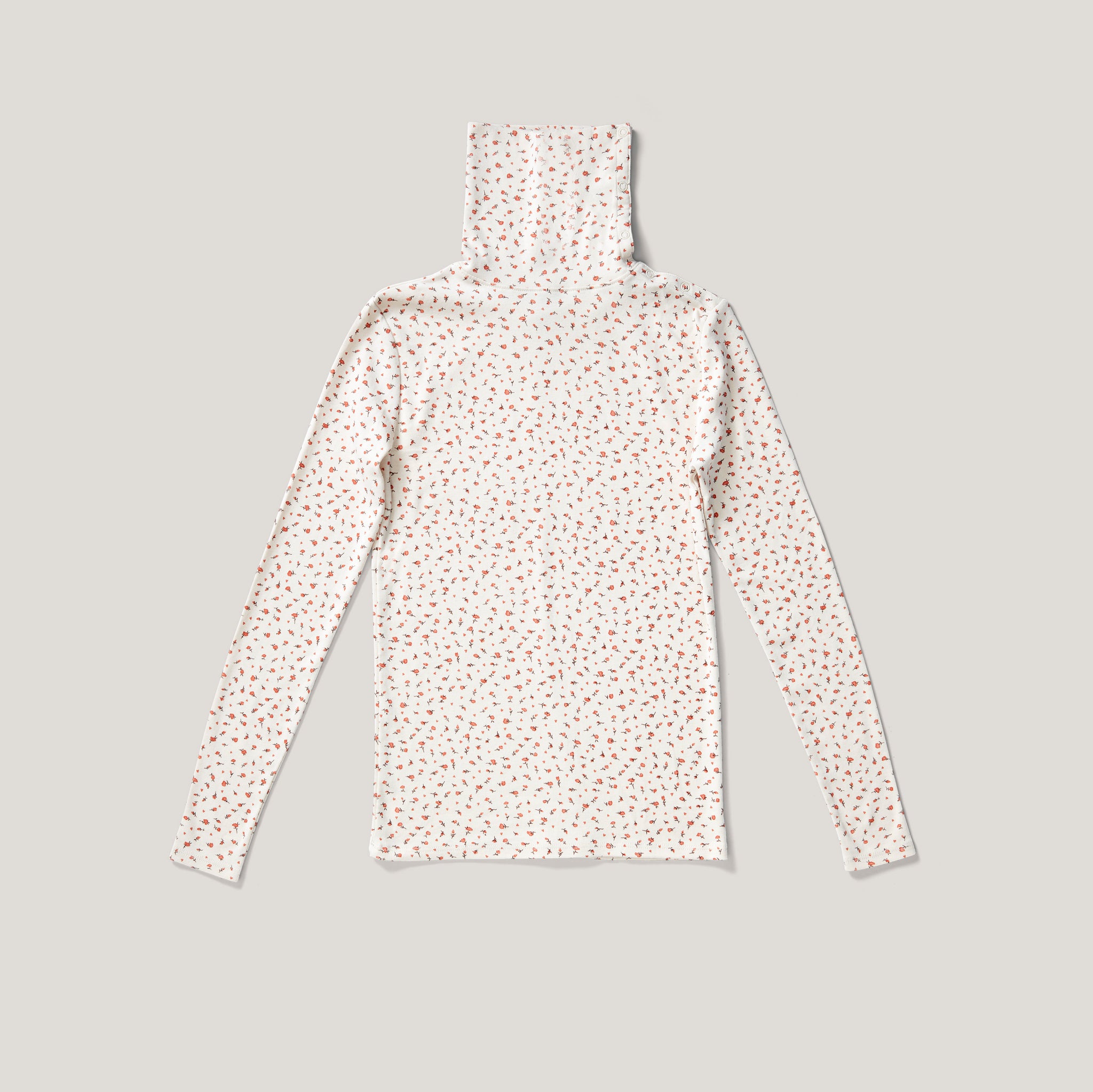 soorploom Snap Turtleneck, Terracotta 2y