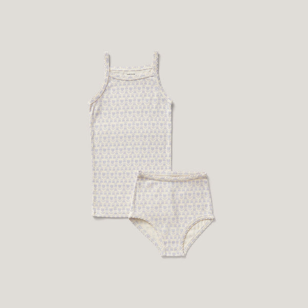 Classic Underwear Set, Folklore Print, Bergamot*