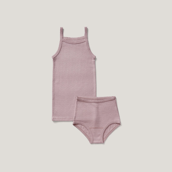 Classic Underwear Set, Sugar Plum Pointelle*