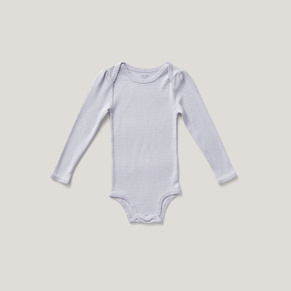 Pouf Onesie, Bergamot Pointelle*