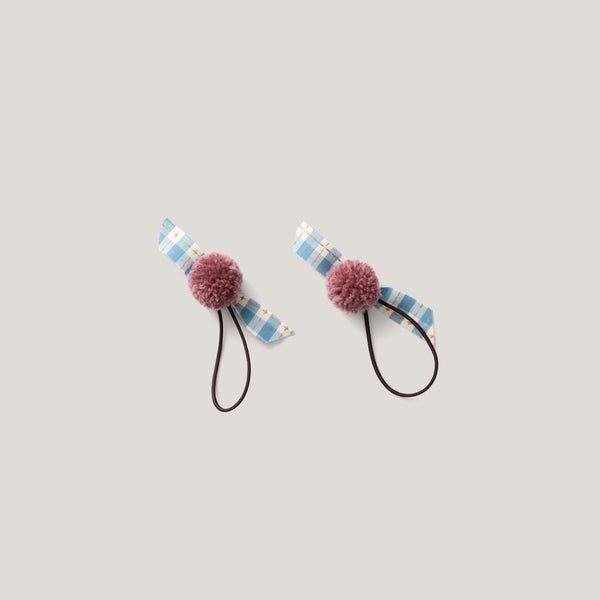 Pom Pom Hair Tie Set