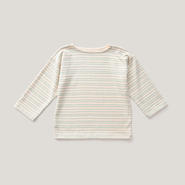 Boxy Tee, Ric Rac Print, Mentha