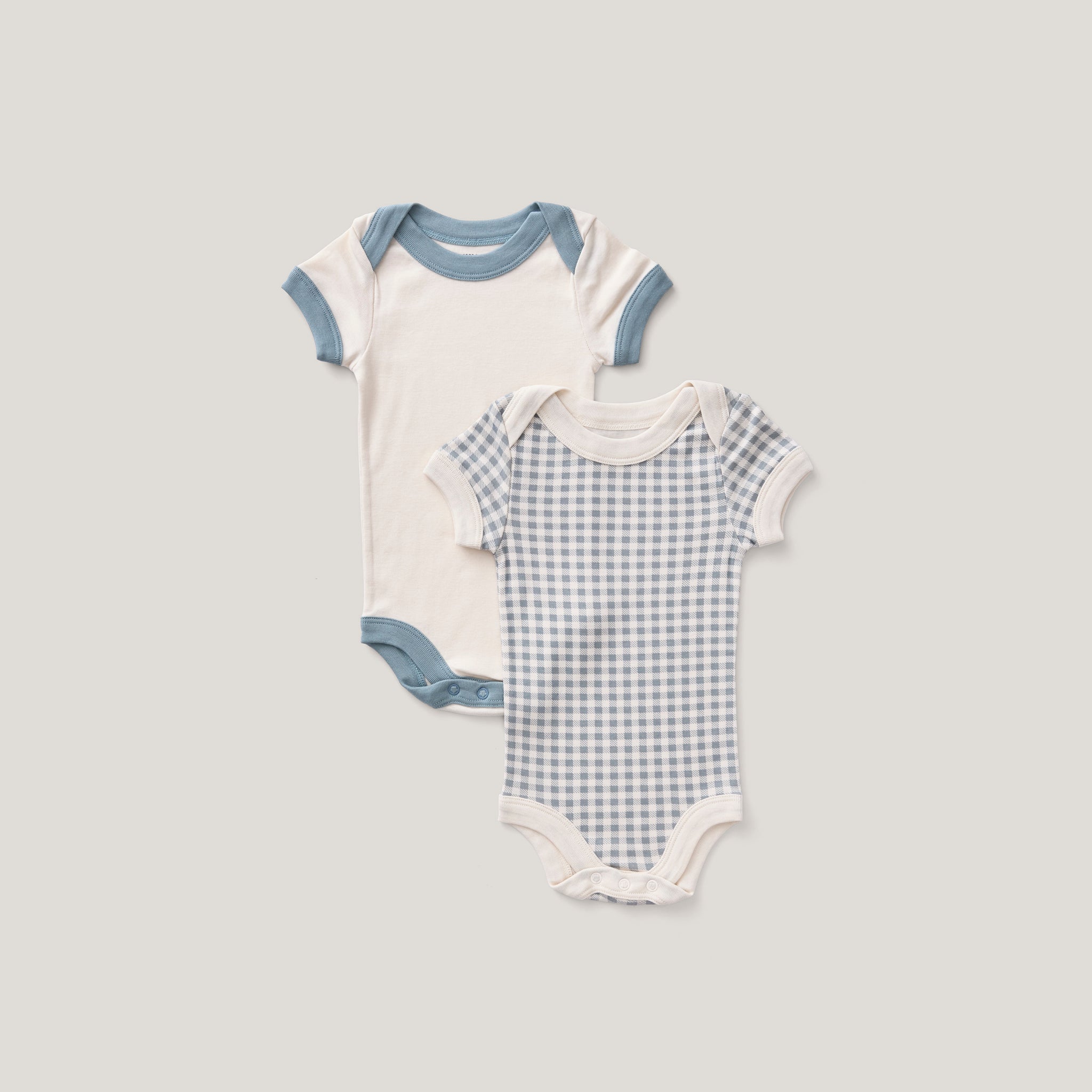 Gingham Print, Azul / Milk