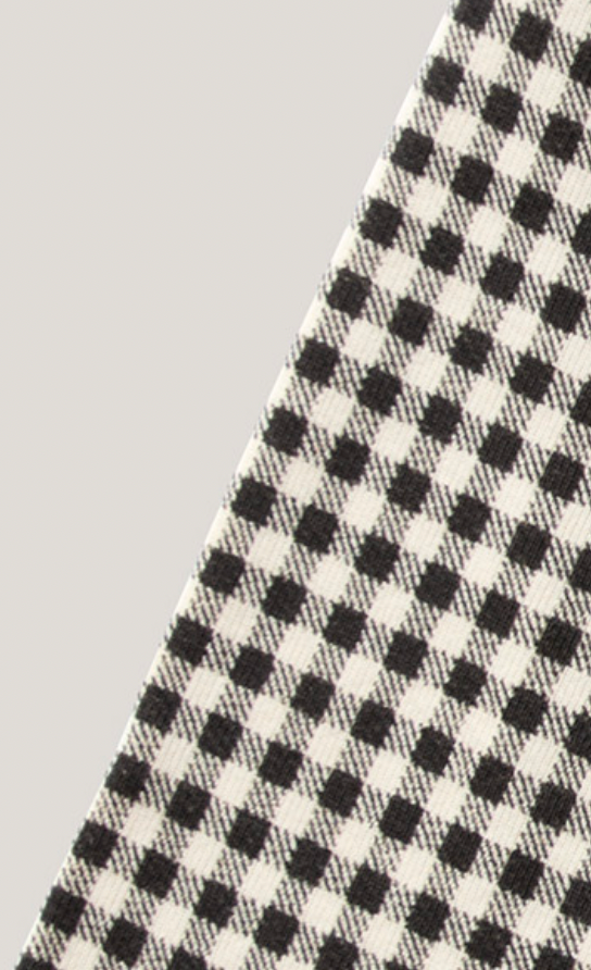 Gingham Print, Shale