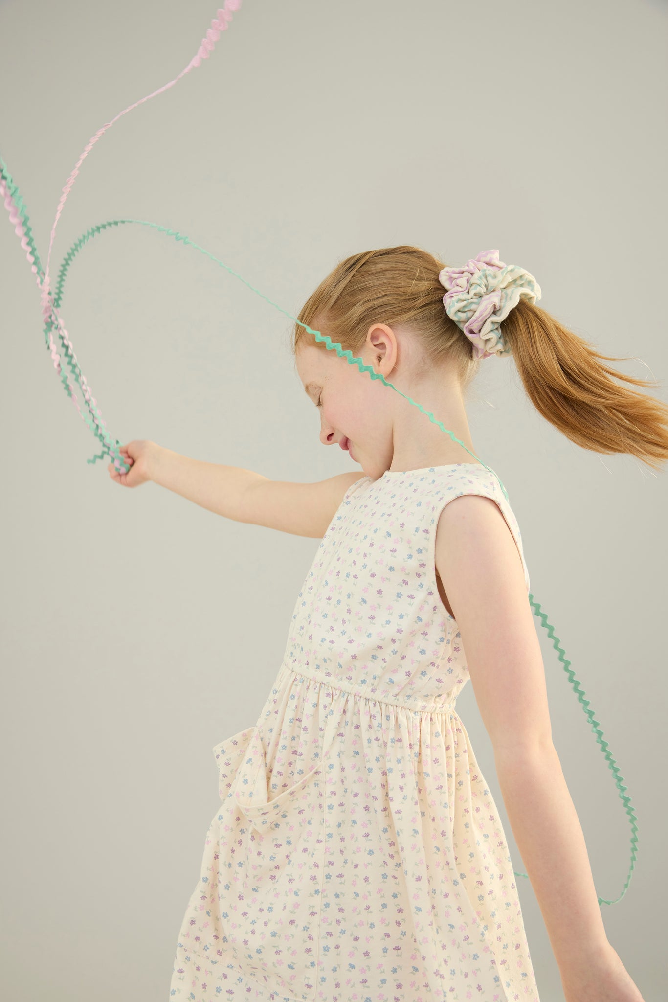 Chicweed Print, Mix / Ric Rac Print, Mentha