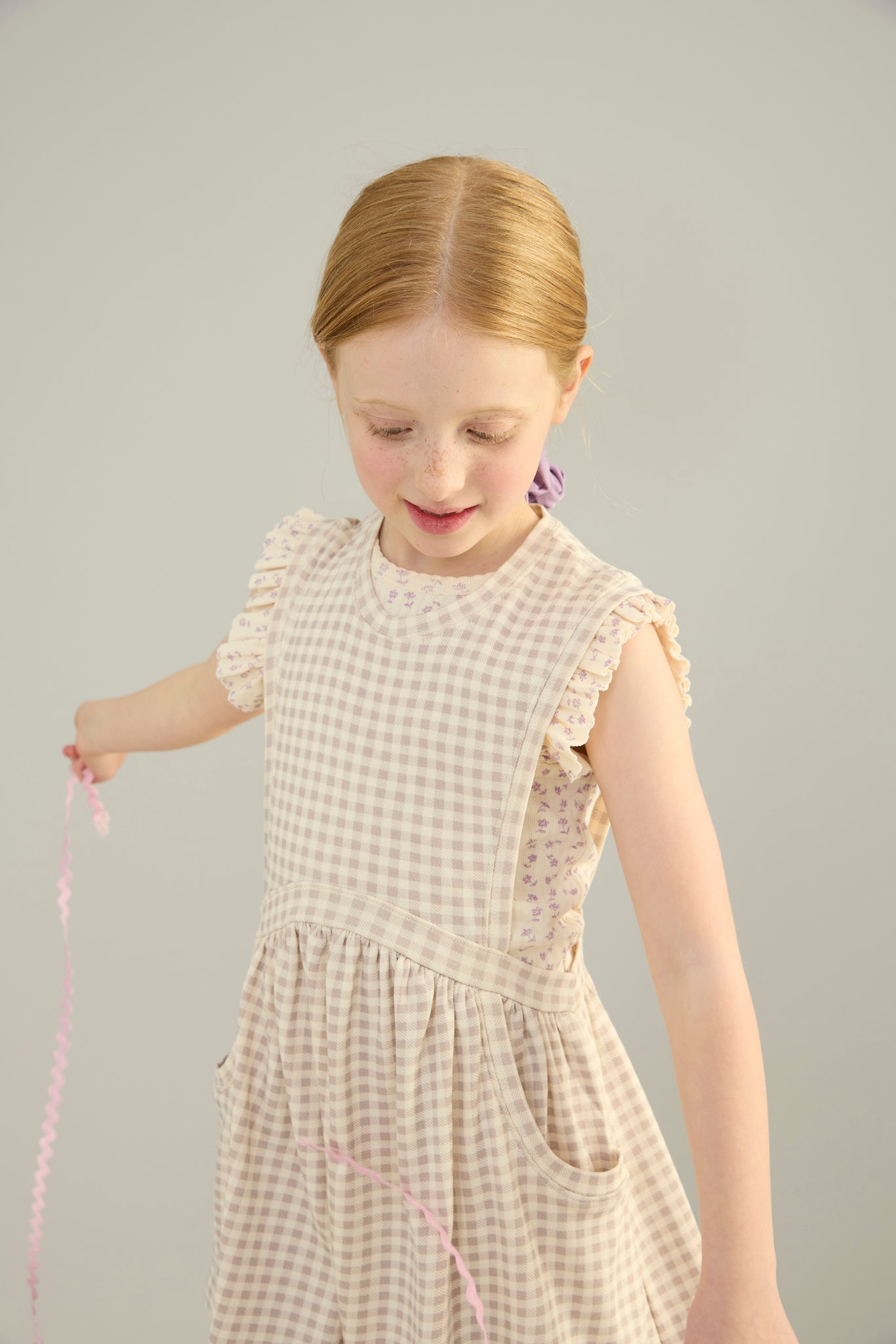 Gingham Print, Cloud