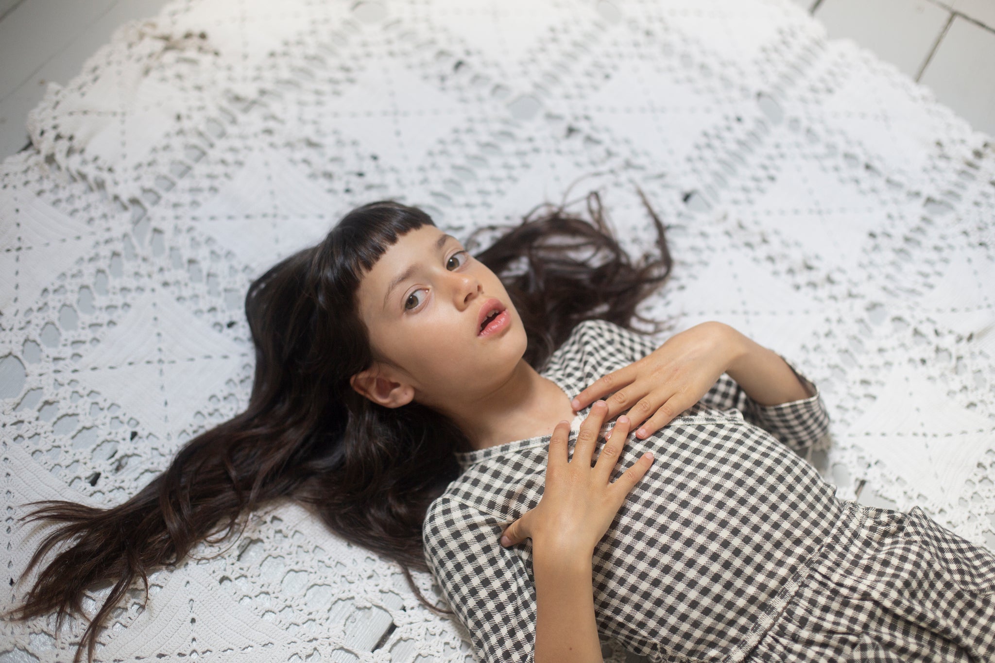 Gingham Print, Shale