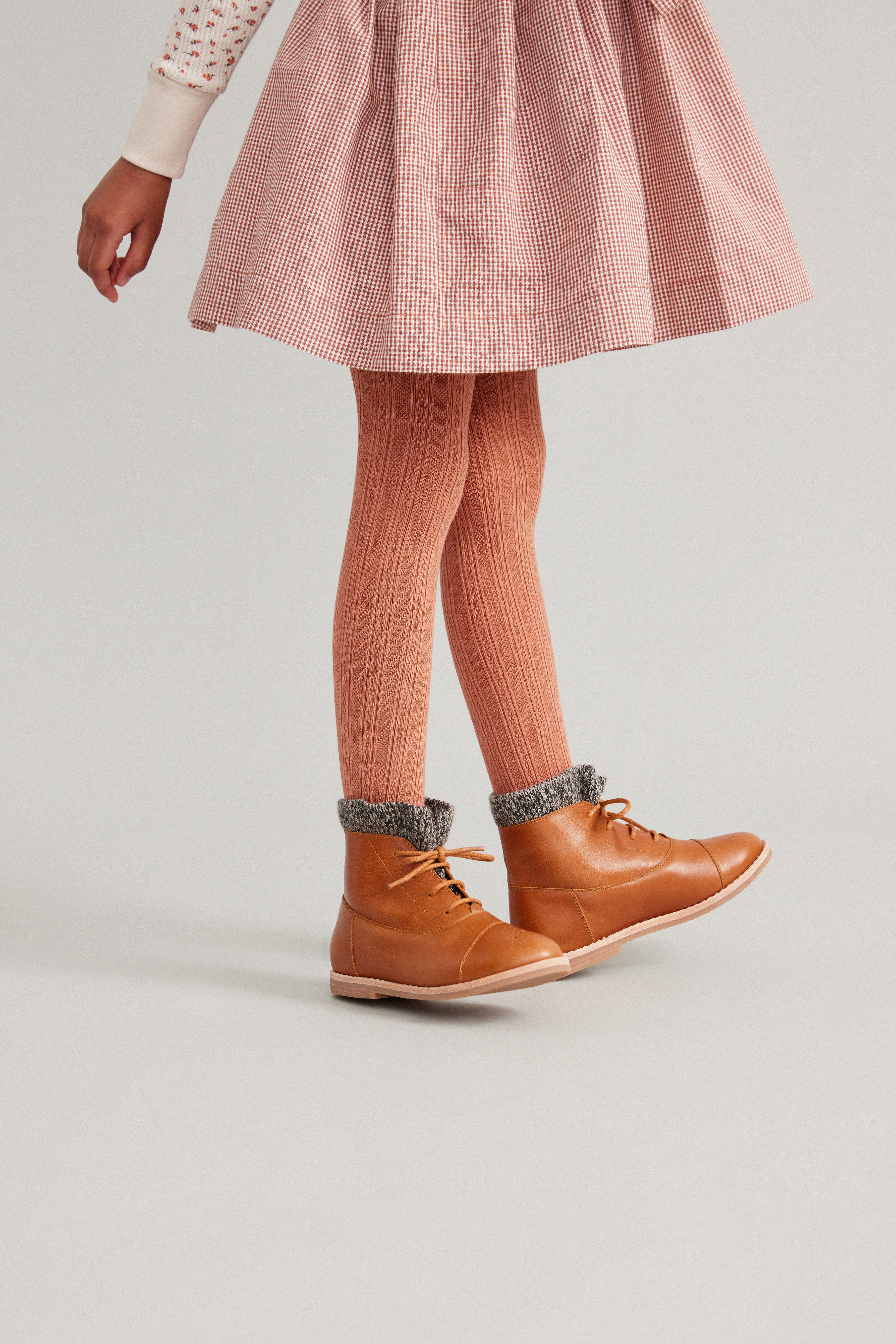 Pointelle Tight, Terracotta – Soor Ploom