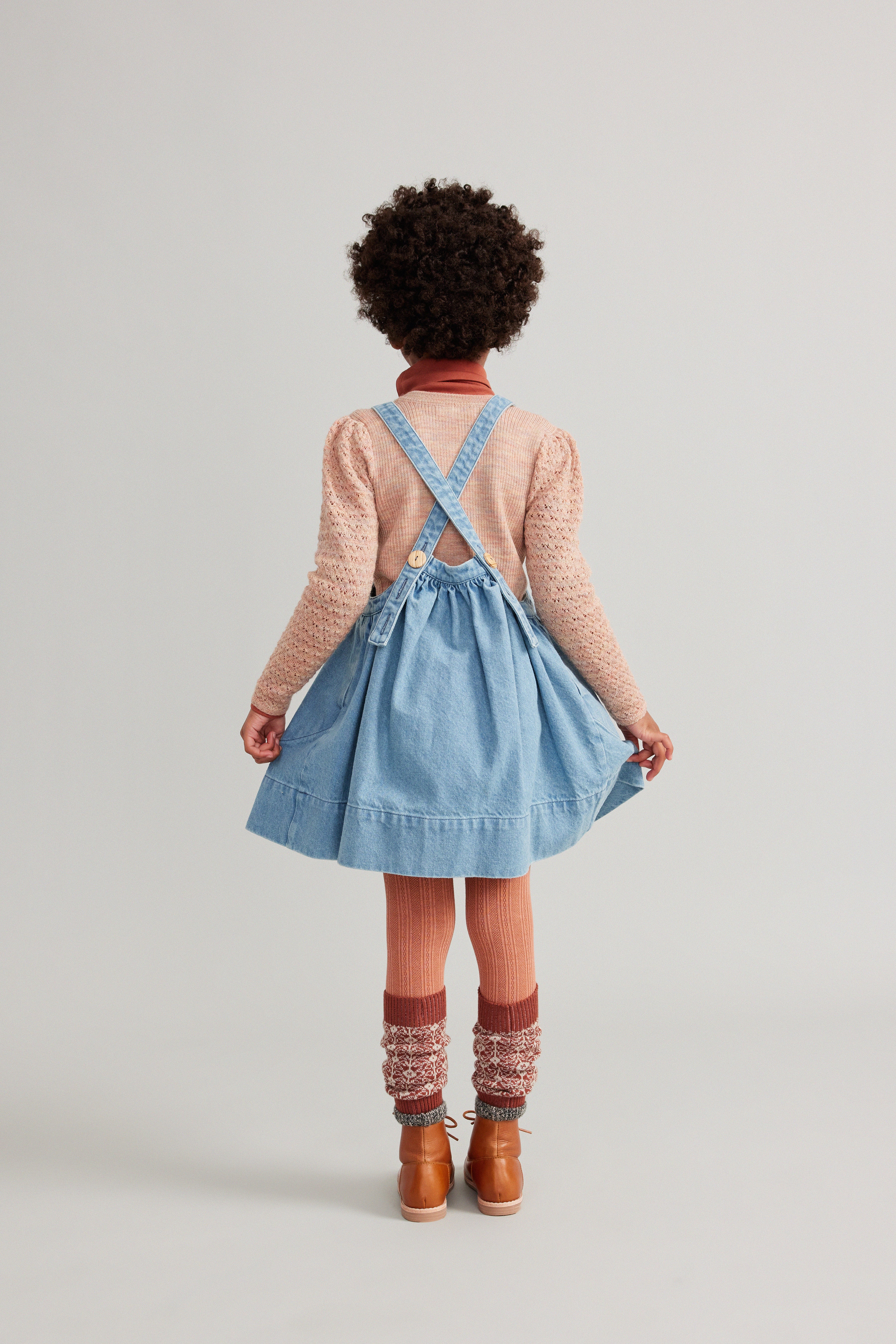 SoorPloom Eloise Pinafore， Denim* 2Y デニム-