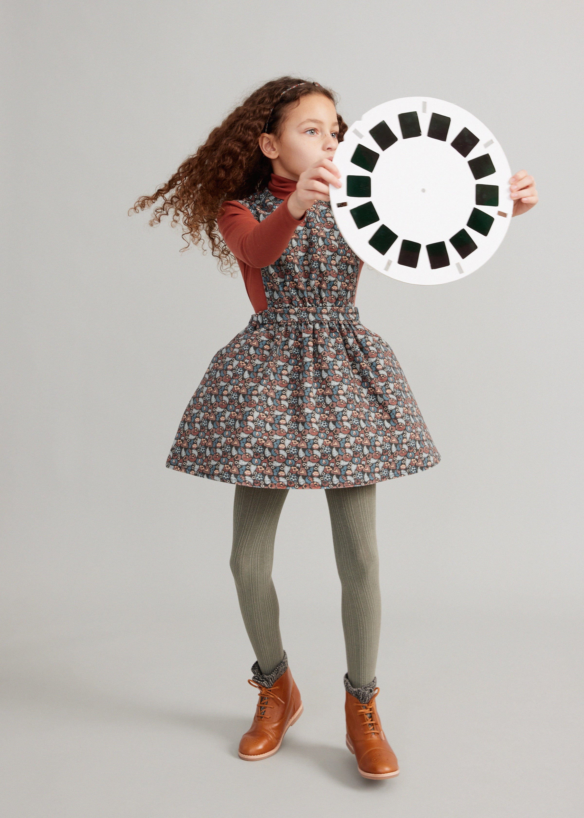 Tippi Pinafore, Kaleidoscope Print – Soor Ploom