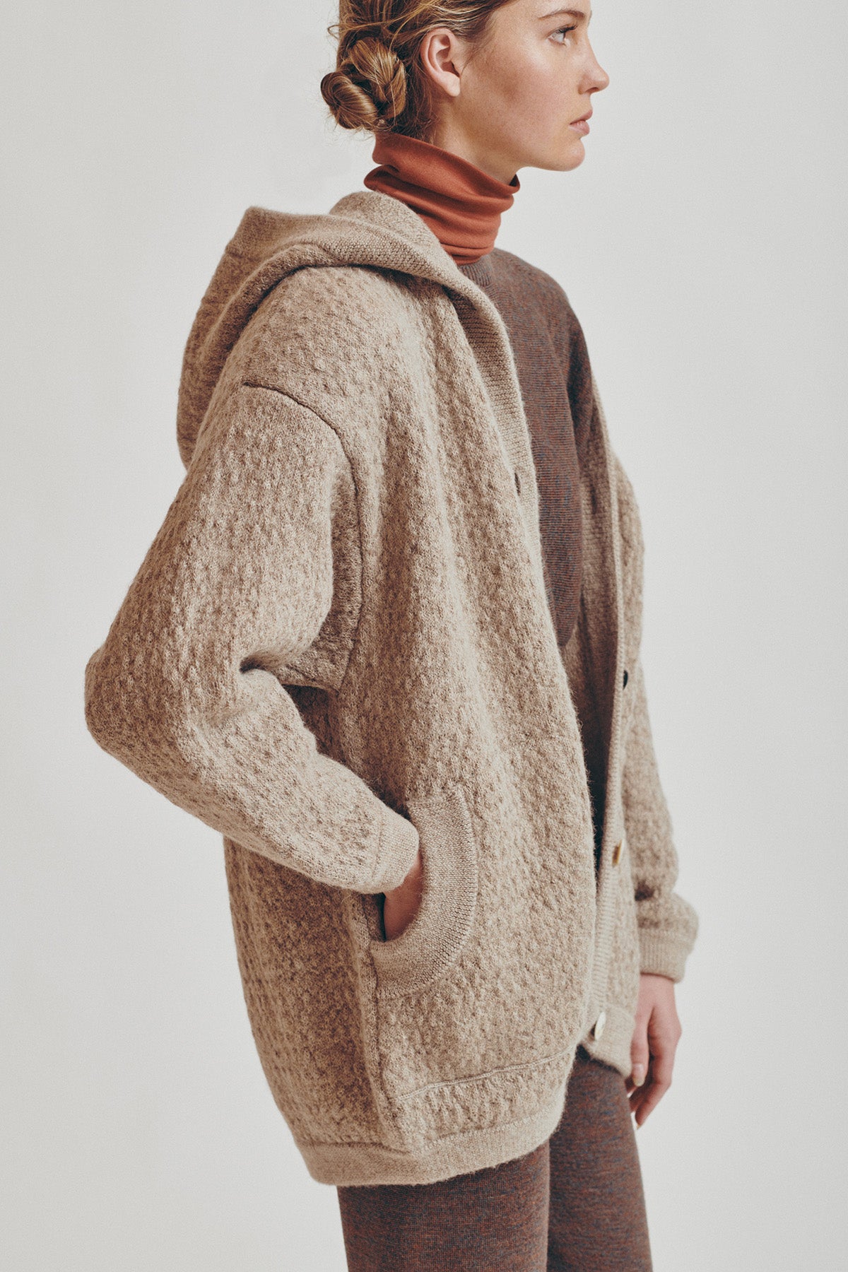 Shaila oversized fuzzy clearance jacket