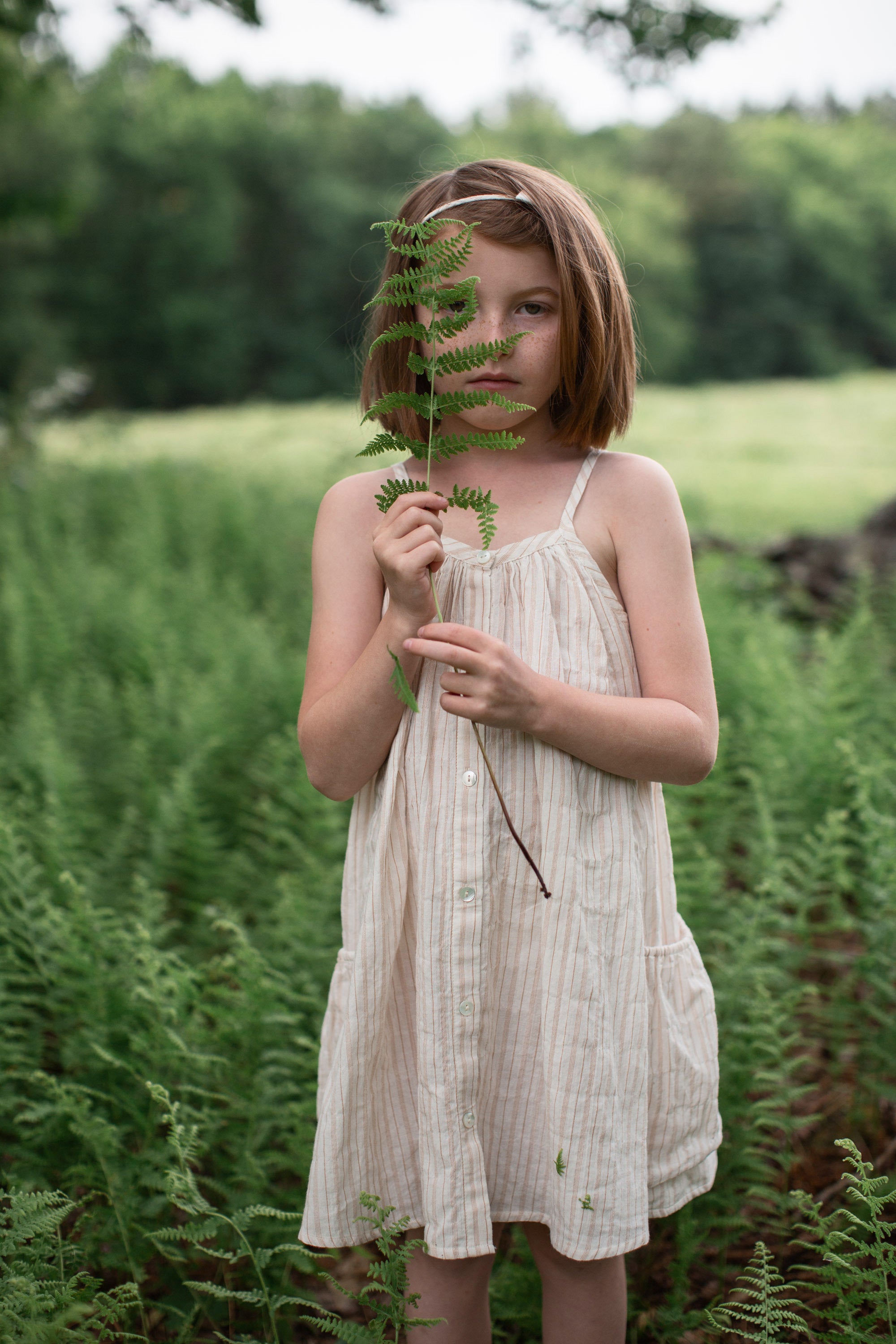 Prim Dress, Chalk Stripe – Soor Ploom