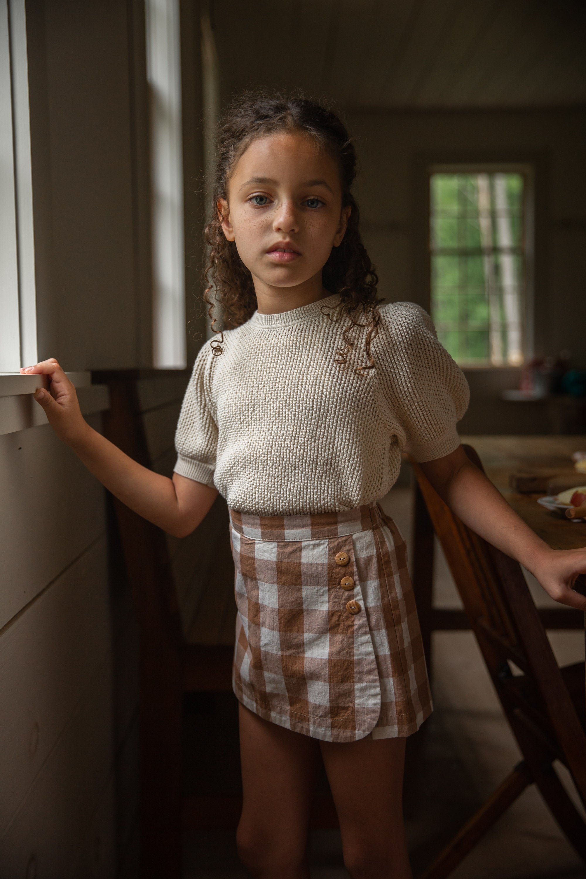 SOOR PLOOM♡mimi knit chamomile 8Y-