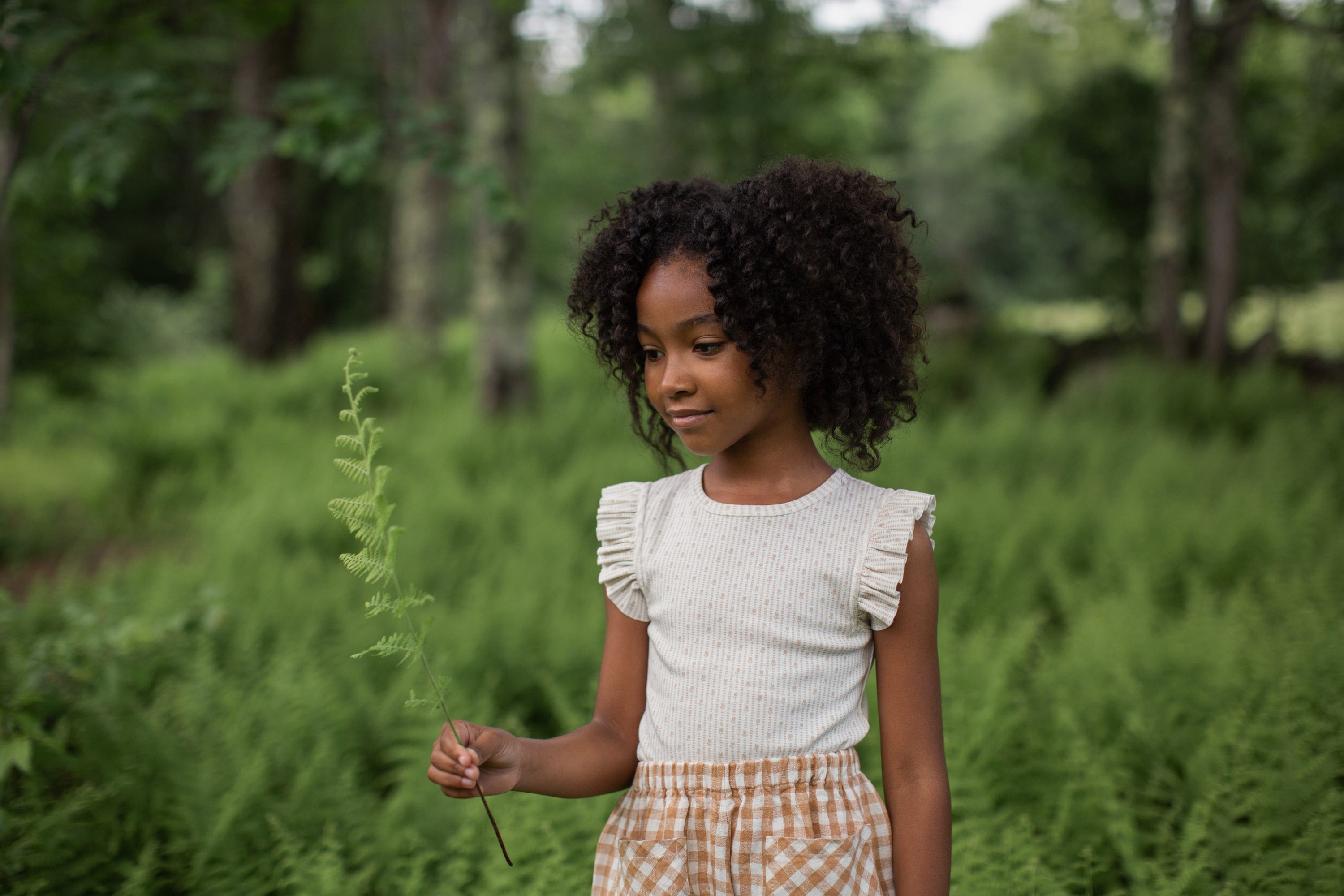 Frill Tee, Tulip Print – Soor Ploom