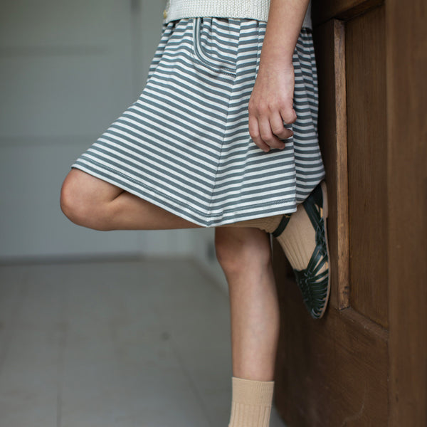 Sock, Plain Rib, Ginger