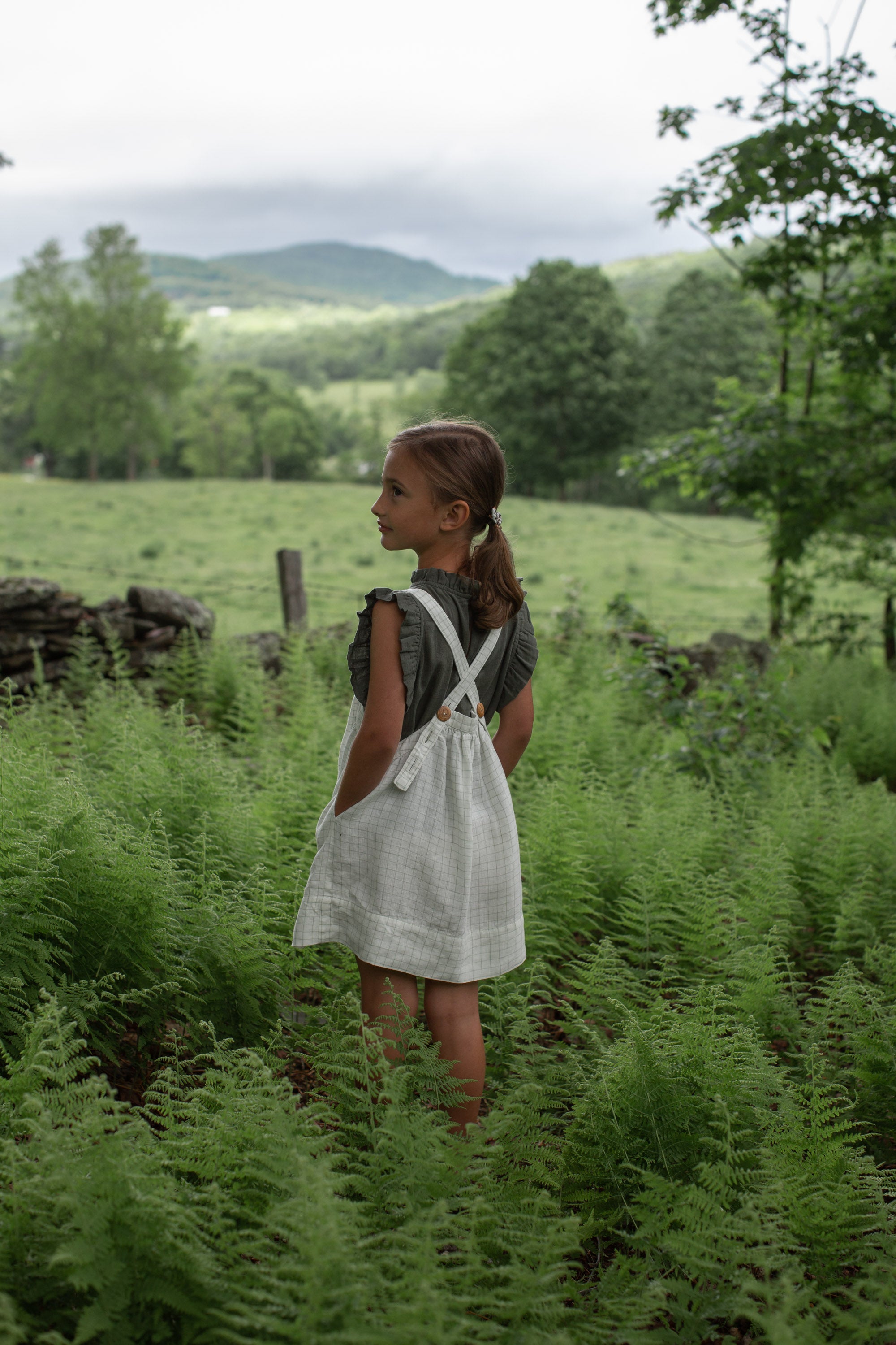 スペシャル限定品 soor ploom Birdie Tunic, Eucalyptus - キッズ服 ...