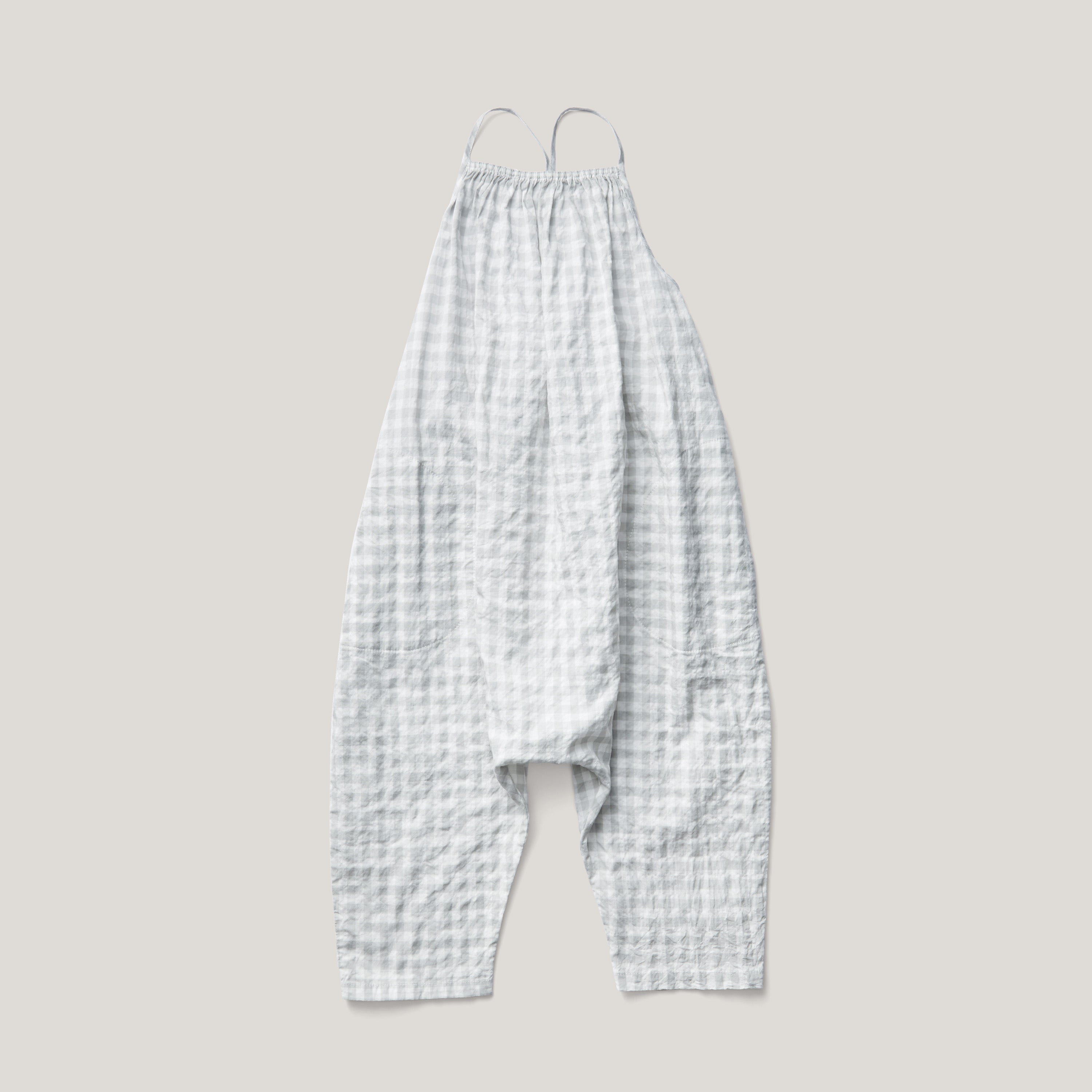 Ines Romper, Gingham, Moonstone – Soor Ploom