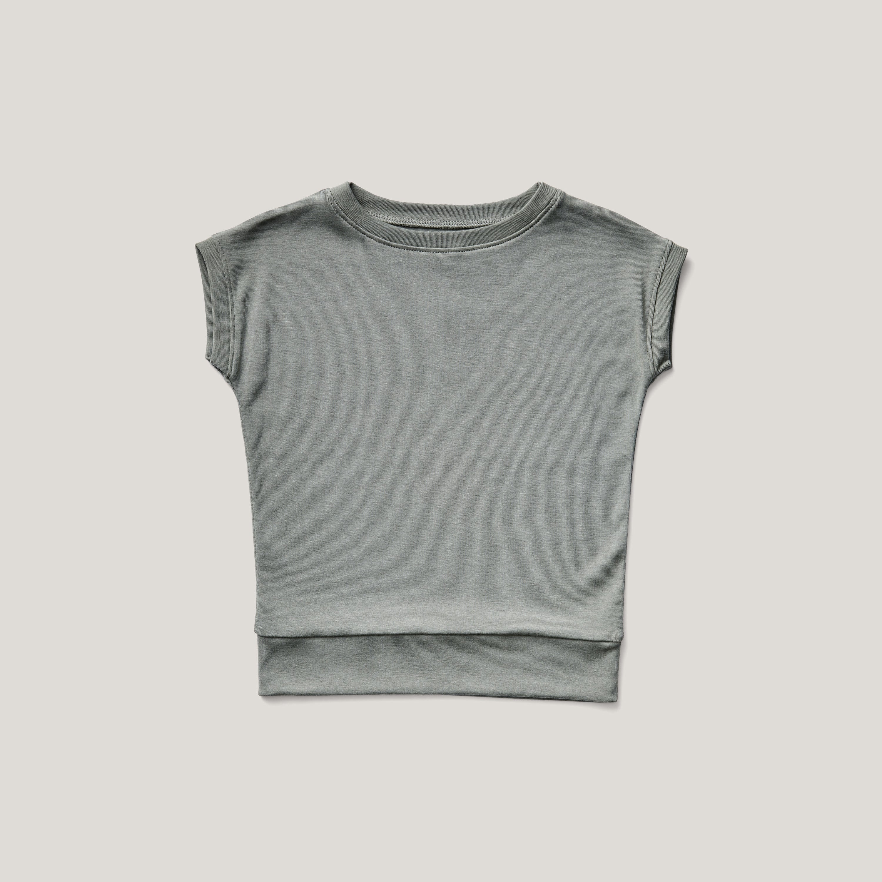 Sleeveless Tee, Eucalyptus – Soor Ploom