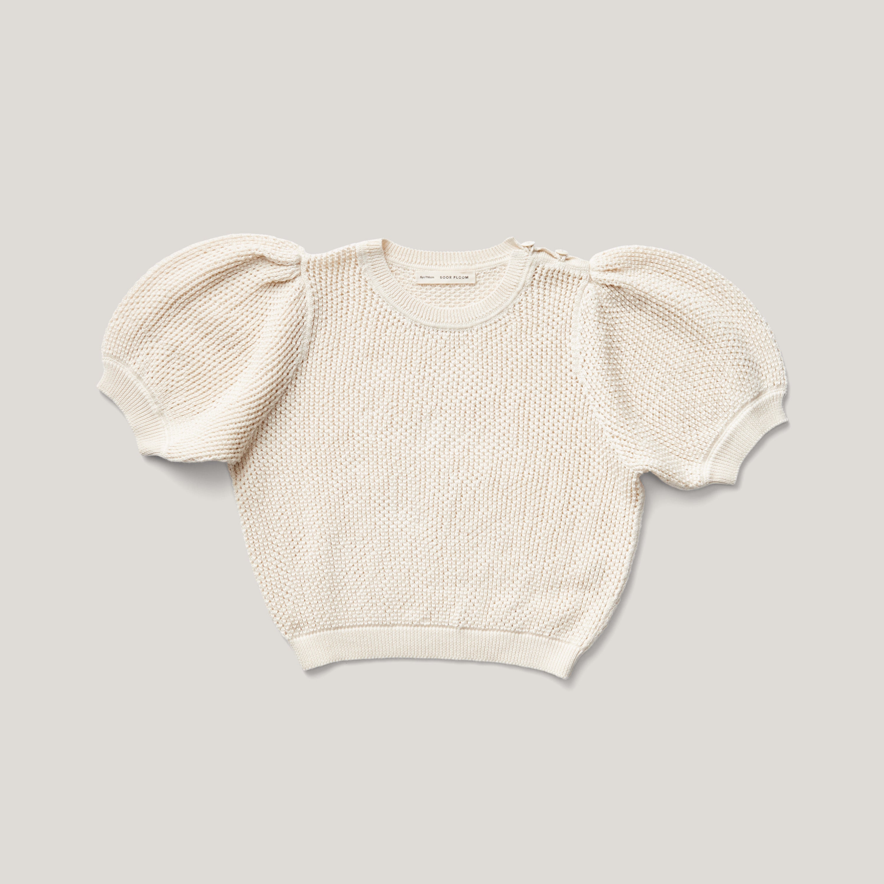 感謝価格】 soor ploom mimi knit top natural 4y トップス(その他