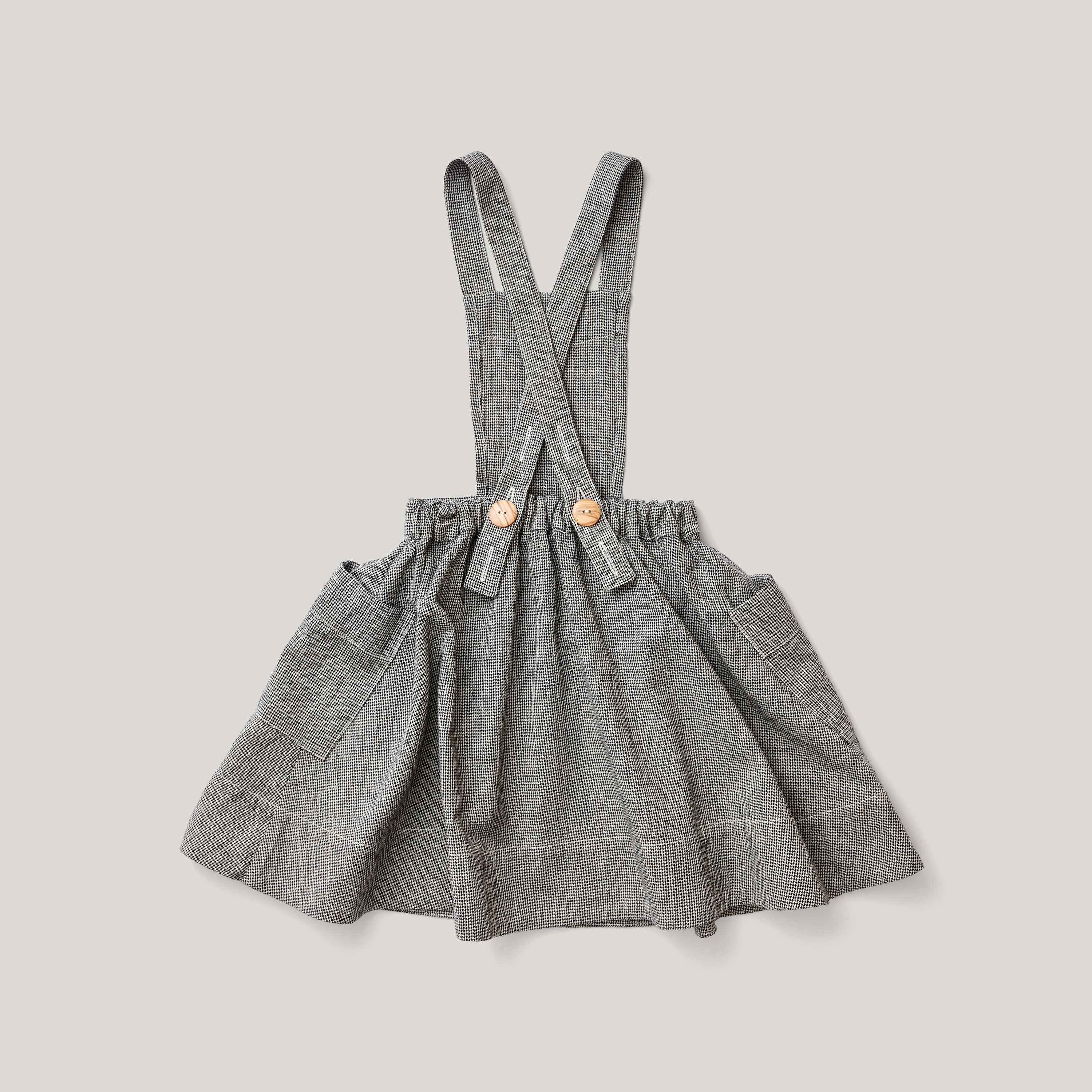 Harriet Pinafore, Mini Houndstooth – Soor Ploom